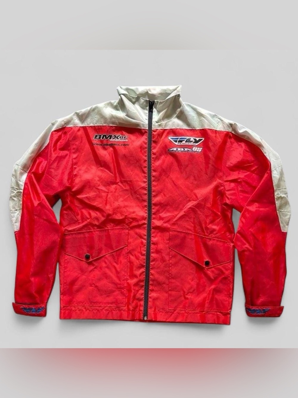 Vintage Fly Racing ABA 2005 BMXer Magazine Top 10 Windbreaker Jacket S